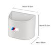 AAAOT1 For BMW M M3 M5 E36 E39 E46 E60 E90 E91 E92 F15 F30 X1X3 X5 Leather Car Storage Box Portable Door Hanging Bin,Backrest Trash can