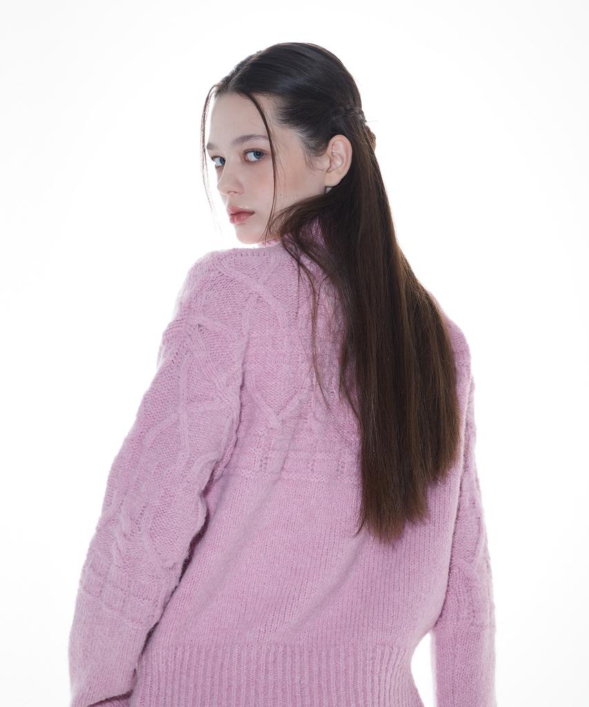 LARTIGENT L14 Turtleneck Knit(Pink)