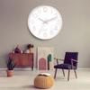 Wall Continuous Second Wall Hanging Room Large Easy to 30cm [Oblivi] Clock, Radio-Controlled Clock, Stylish, Scandinavian, Hand, Quiet, Clock, Clock,