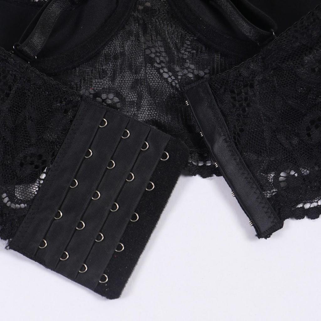 Αισθησιακό Δαντελέ Σετ Σουτιέν Μισής Κούπας: Εξαιρετικά Λεπτά, Αποκαλυπτικά Εσώρουχα με Πλαϊνή Κάλυψη