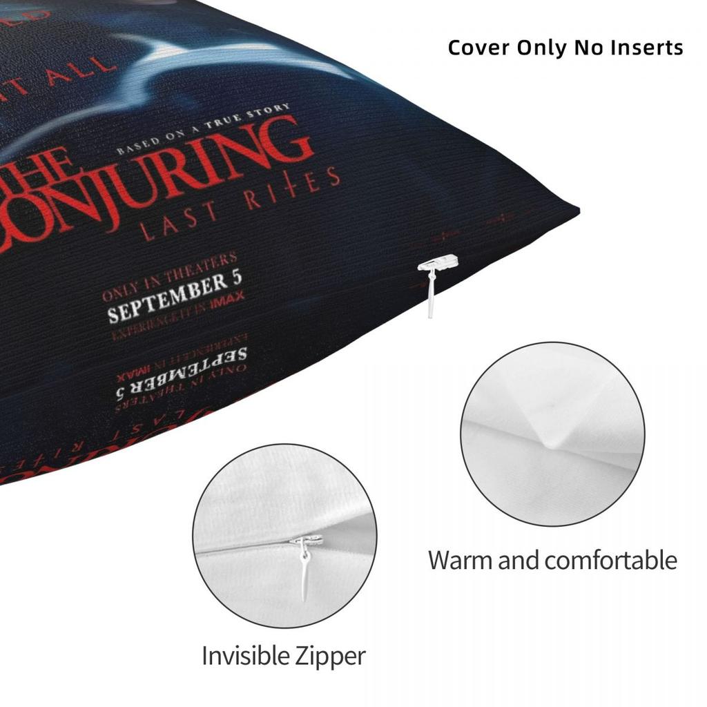 Pillow Cover The Conjuring Last Rites Design Cushion Cover Vintage Pillow Case For Chair Sofa Home Decoration Pillowcases