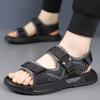 Fashion Summer Breathable Outdoors Non-slip Men Leather Sandal Trend Design Trending Adult Soft Sole Shoes Comfort for Boy Beach Sandals