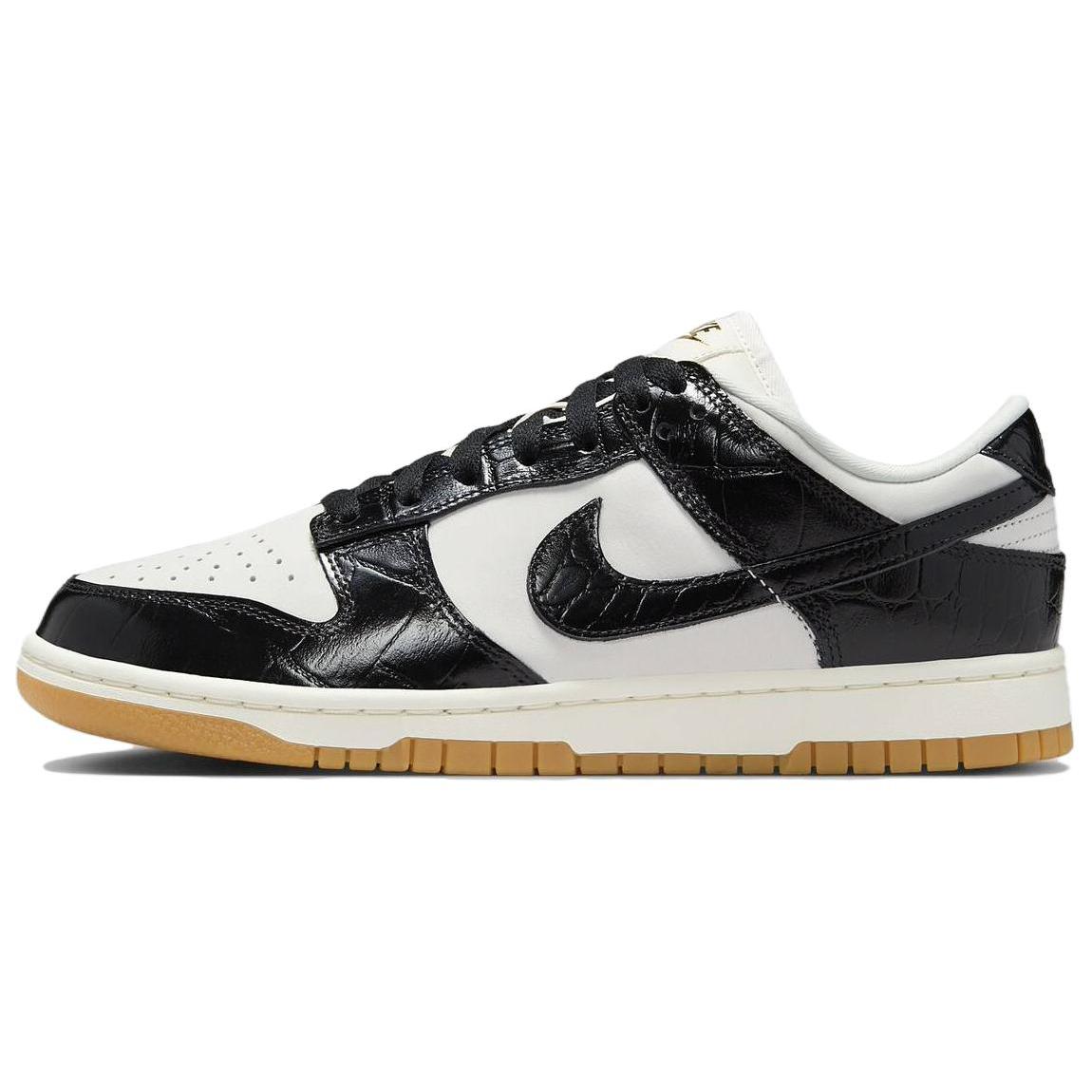 

новые женские Nike Dunk Low Lx Black Croc 40