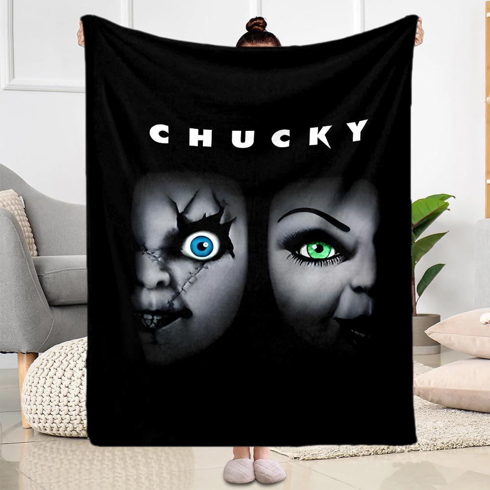 Chucky'S Bloody Knife Blanket Multi-purposeBlanket Cozy Suitable Couch Office Bed Picnics Unique Gift for Family Y70