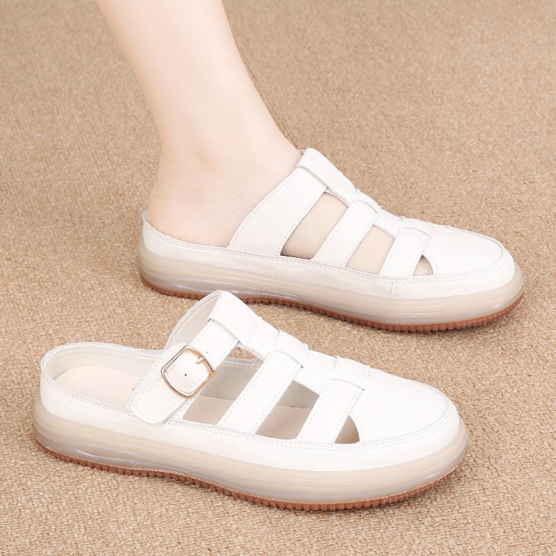 Sandals summer new flat-bottomed casual comfortable soft-soled jelly shoes non-slip Roman shoes