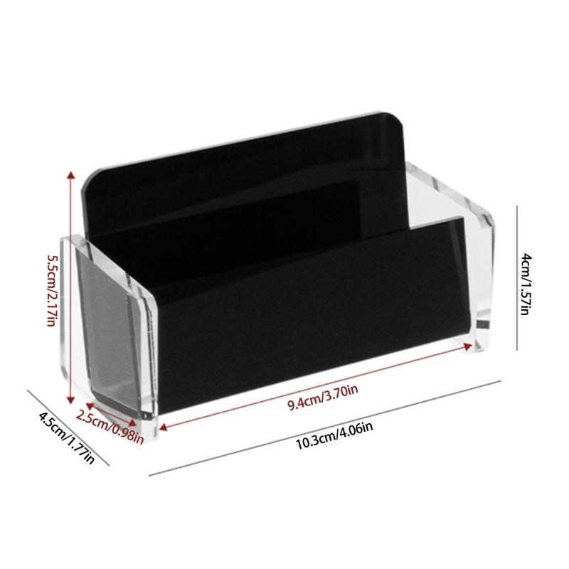 Business Card Holder Clear Acrylics Business Cards Holder Large Capacity Name Card Display Stand Office Desk Organizers