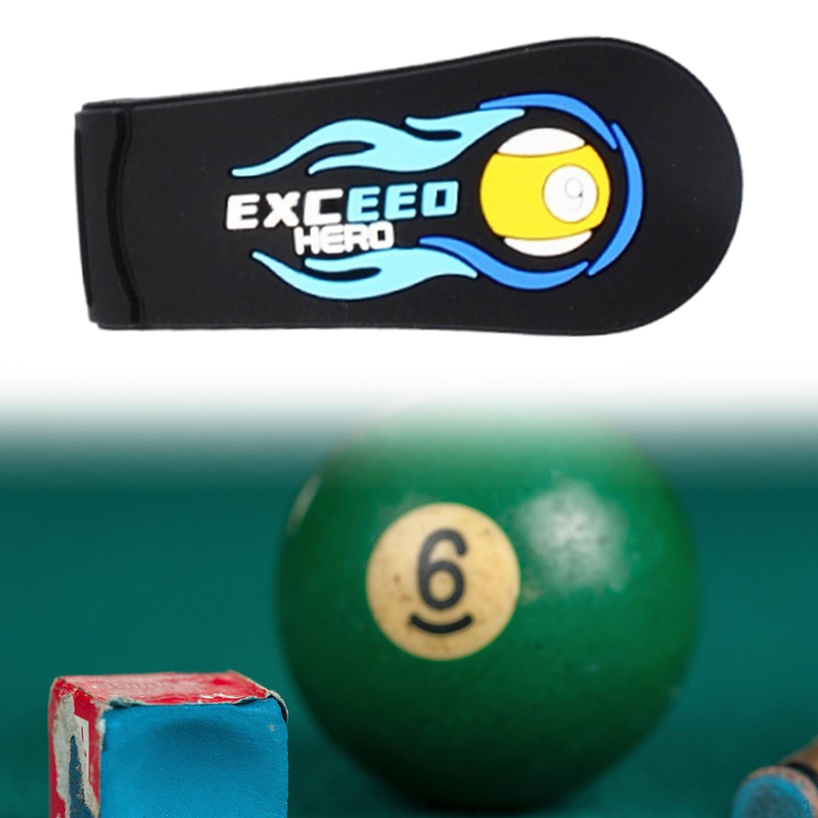 

Billiard Chalk Holder Clip Portable Equipment Pool Cue Compact Premium Practical