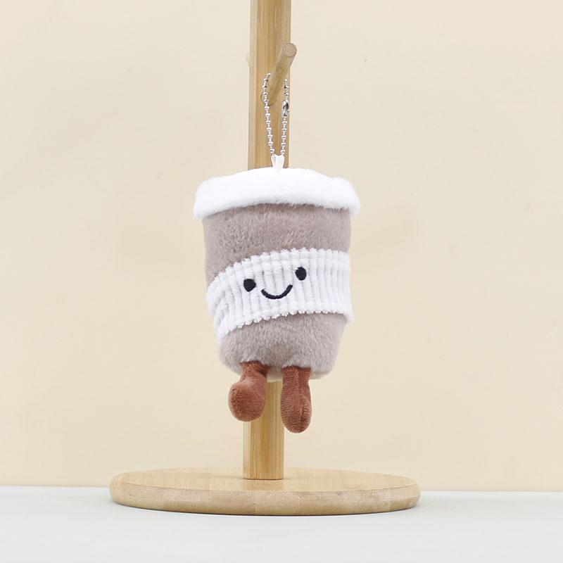 Tea Cup Adorable Plush Toy Keychain With Soft Pp Cotton Filling Girls For