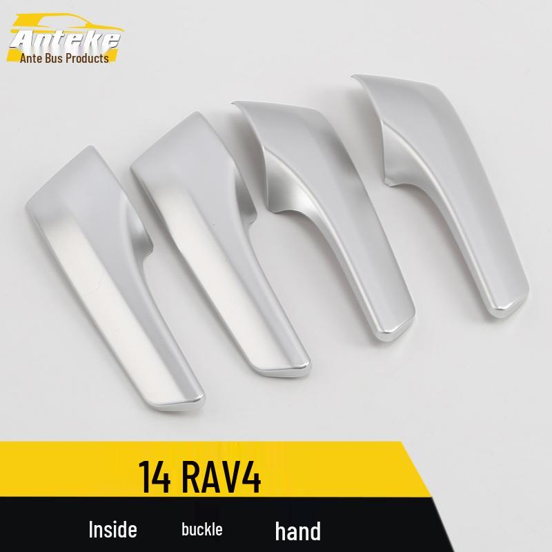 RAV4 Door Handle Decorative Electroplated Stickers: Inner Pull Armrest Sequin Trim for 2014 RAV4.