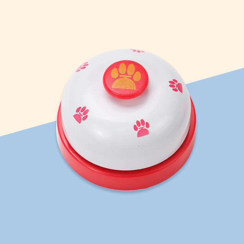 Pet Paw Print Training Bell for Cats & Dogs - Interactive Intelligence Toy for Golden Retrievers