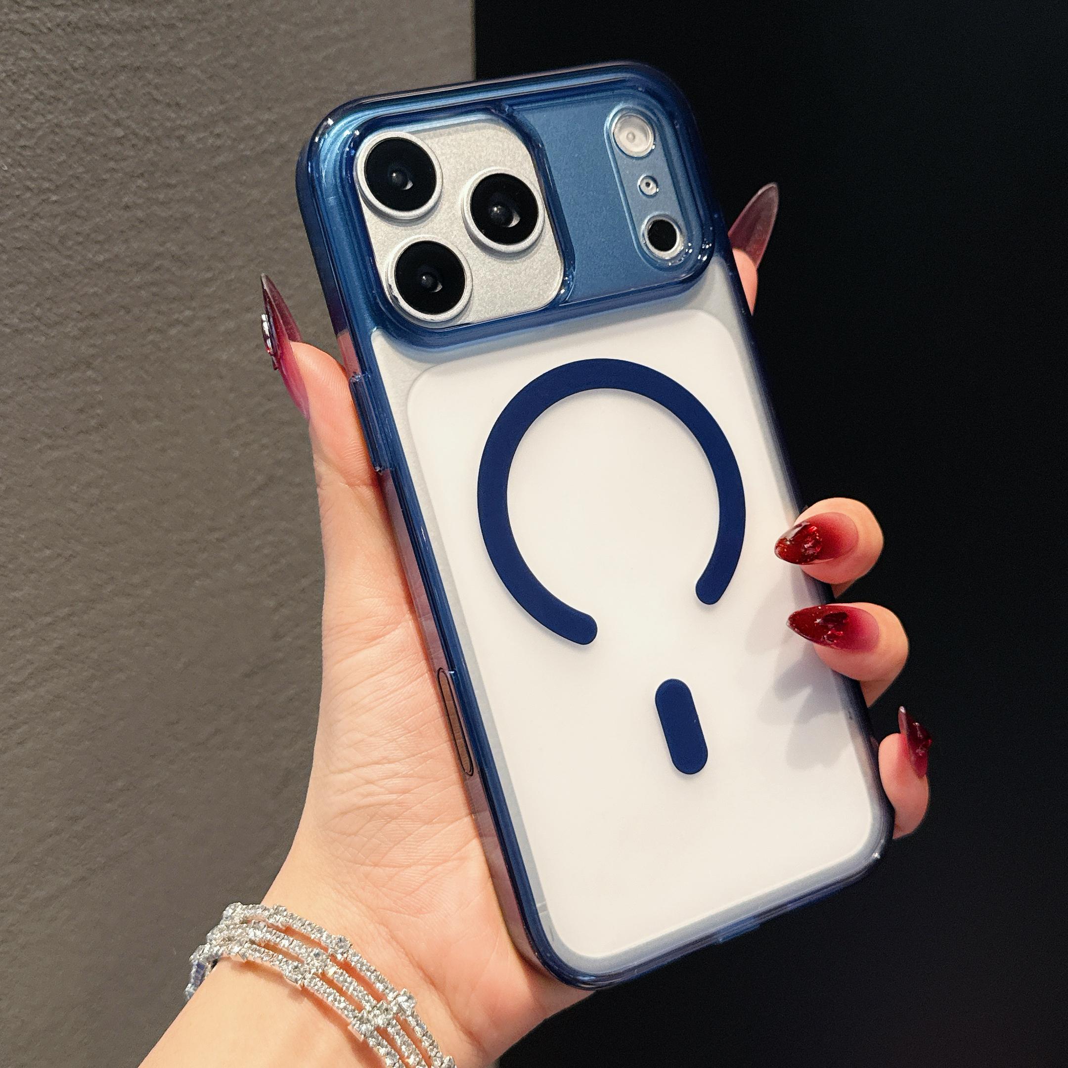 

AG Matte Translucent Acrylic For Magsafe Wireless Charge Case for iPhone 17 Air 16 15 Pro Max Magnetic Shockproof Cover iPhone Air