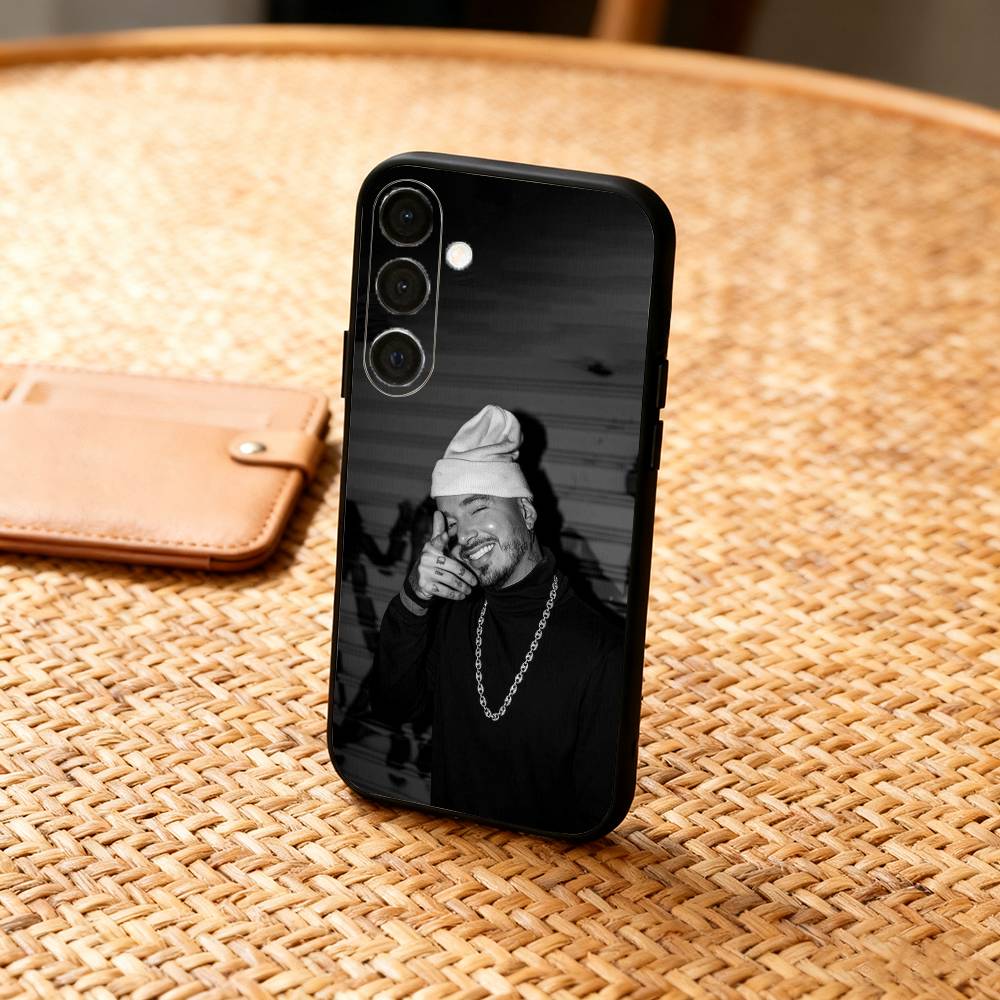 COOL J B-BalvinS Phone Case For Samsung  A73,72,71,A52,51,40,41,A22,A32,31,A13, Soft Black Shell