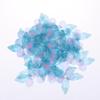 50Pcs 3D Organza Fabric Butterfly Appliques Gradient Color Double-Layer Simulation Mesh Butterfly Patch Translucent