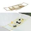 Stainless Steel Bathtub Tray, Extendable Bath Table, Luxury Gold