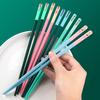 5Pairs Reusable Five-Color Dining Chopsticks Sushi Food Multi Color Chop Sticks Household Tableware Utensils