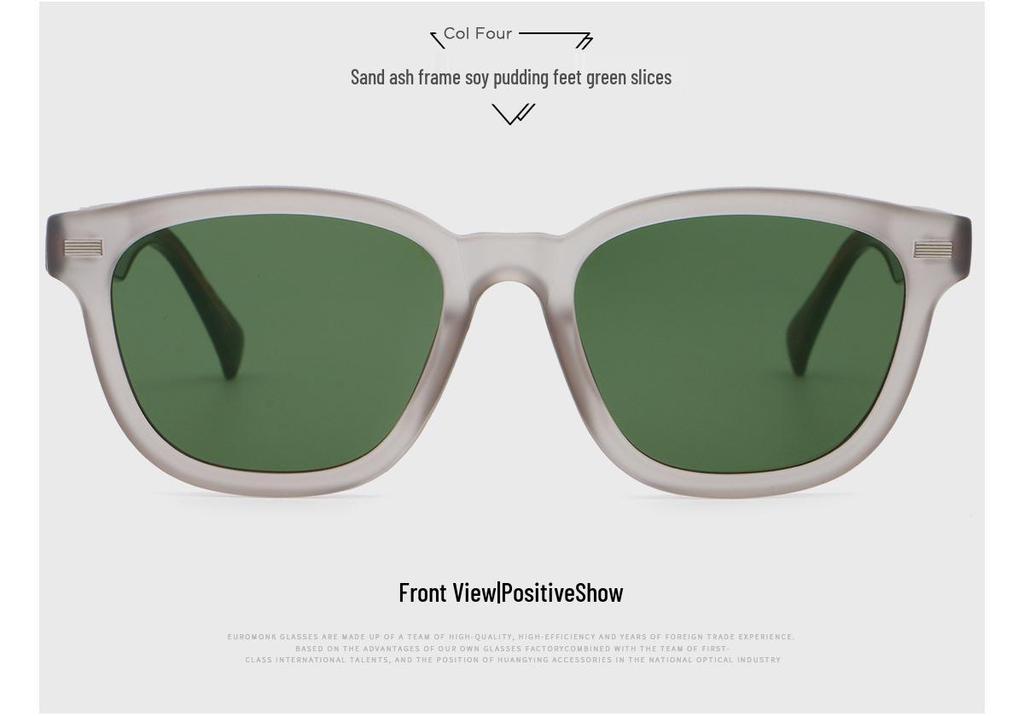 2026 Double Bridge Polarized Sunglasses - Large Frame for Men & Women, Face-Slimming, Lightweight Sun Protection