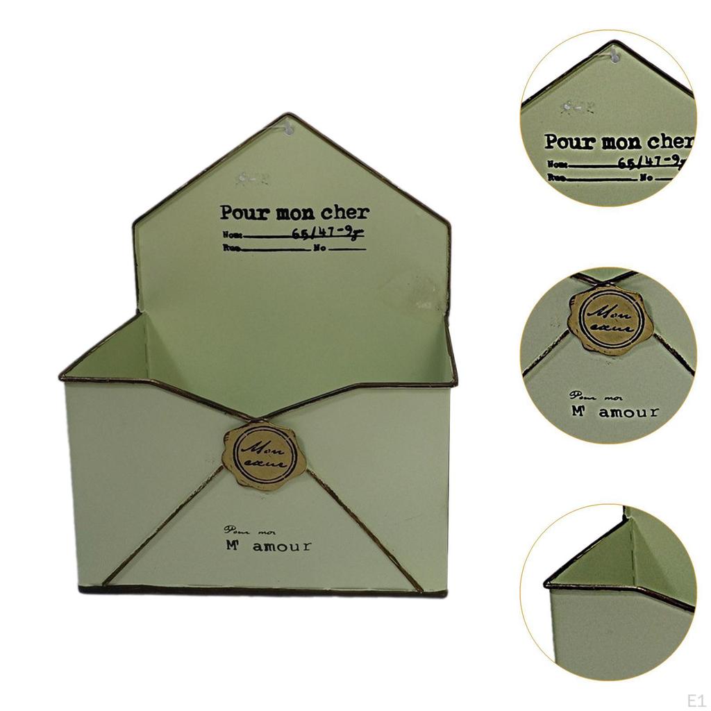 Chic Metal Wall Planter Flower Holder Front Door Basket,Wall Vase Rustic for Farmhouse Indoor