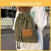 Large Capacity Canvas Drawstring Backpack College Student Ins Harajuku Shoulder Bag