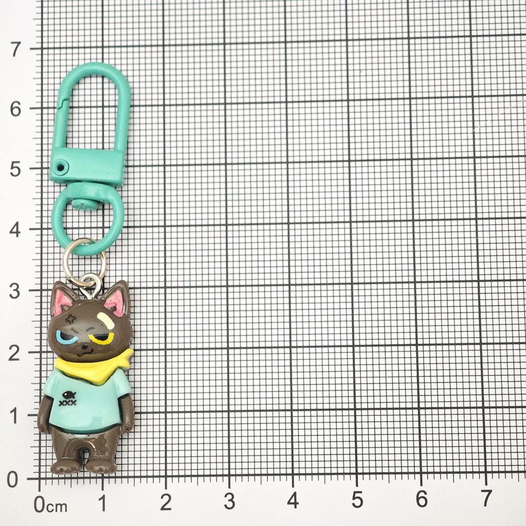 Creative Kitten Bag Charm: Cute DIY Cat Keychain Pendant - Perfect Small Gift for Besties