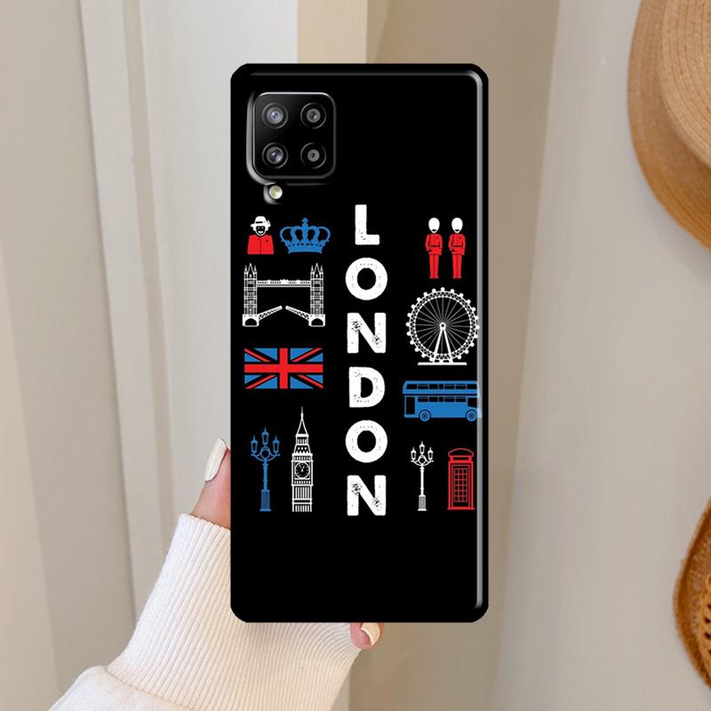 London Bus England Big Ben Case For Samsung Galaxy A16 A56 A36 A26 A25 A54 A34 A14 A52 A32 A12 A13 A33 A53 A15 A35 A55