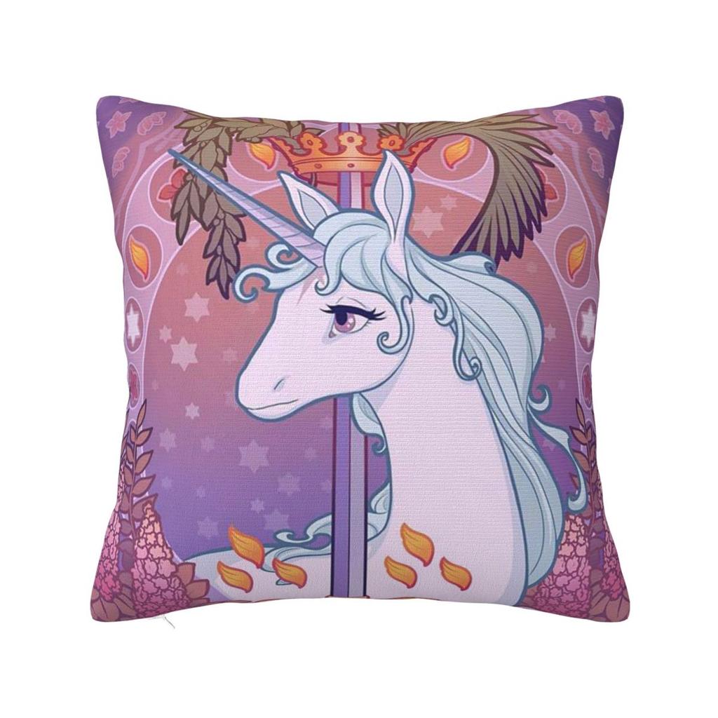 Lady Amalthea The Last Unicorn Animated Tv Movies  Square Pillowcase Cushion Cover Pillow Case Throw Pillow Cover for Home Car