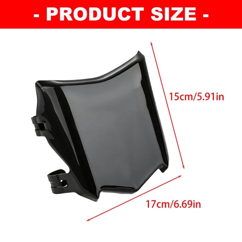 Universal Motorcycle Front License Plate Holders Strong Plastic Construction Front Number Board for Off Road Riding