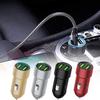 3.4A PD Mini Car Charger 12-24V Lighter Fast Charging Car Dual USB Type C Charger For Xiaomi Power T9Y0