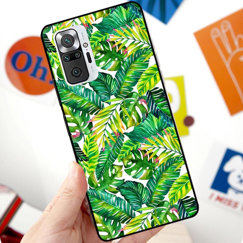 Tropical Aloha Hibiscus  Pattern Case For Xiaomi Redmi Note 12 Pro 11 8 9 10 Pro 9S 10S 11S 12S Redmi 12C 10C 9C 10A Cover