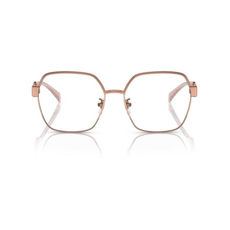 Versace Temple logo metal irregular optical frame women's pink 10905822 VE1291D1412-Pink 56