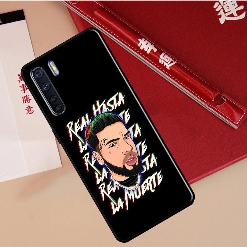 Anuel AA Real Hasta La Muerte Cover For OPPO A96 A76 A16 A17 A57 A77 A57s A15 A5 A9 A31 A53 A52 A72 A93 A54 A74 A94 Case