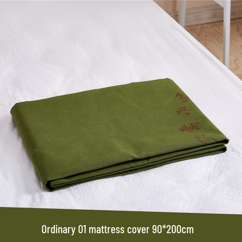 Army Green Student Dormitory Mattress with White Hot Melt Cotton for Military Training