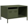 Vidaxl Stolik Kawowy Oliwkowy 68,5X50X43,5 Cm Stal Walcowana Na Zimno