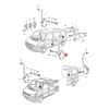 Volkswagen Transporter T3 T4 Caravelle Door Lock Actuator, 2 Pieces, 7D0959781A