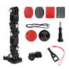Motorcycle Helmet Chin Mount Kits for GoPro Hero 13 12 11 10 9 8 7 Black DJI Osmo Action 5 4 3 Insta360 Ace Pro with Mount Bases