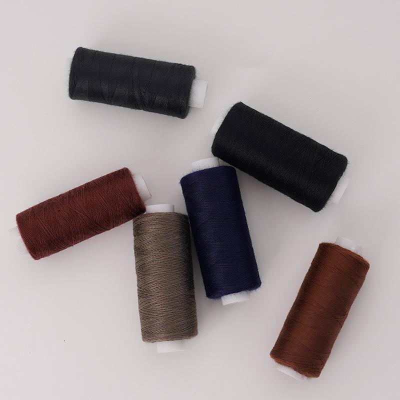 Colorfast Handmade 400-Yd Hand Sewing Thread: 6 Spools of 402 Colored Polyester Threads