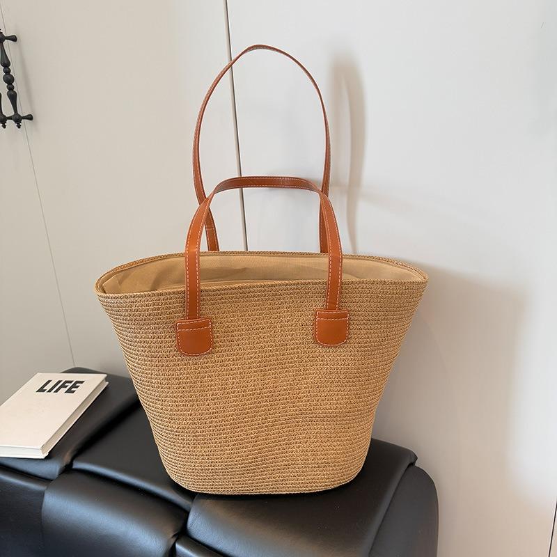 

Underarm weaving summer trend fashion seaside vacation beach bag large capacity shoulder tote women s bag хаки