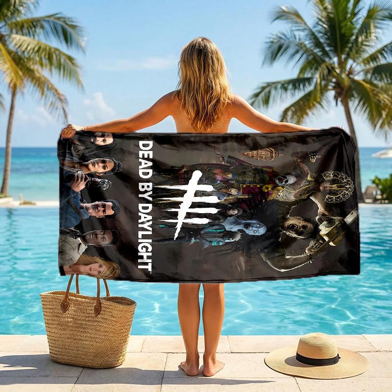 Dead Daylight Fashion Beach Towel: Ideal for Summer Adventures Soft, Absorbent and Quick Drying Suitable for Swimming and Bathing