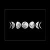 Moon Phases Canvas Painting Rimless Paintings on Wall Art for Home  Decorations(Black090 2)