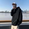 Men's Loose Fit Hooded Sweatshirt, New 2025 Style, Light Gray, Casual Jacket for Spring/Autumn/Winter