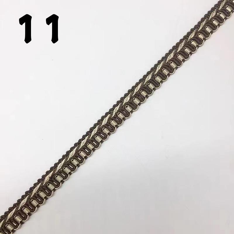 15 Meter Quastenfransen-Spitze im europäischen Stil Besatzkante Band für DIY Nähen Bekleidung Vorhang Sofa Kissen Polsterhandwerk Dekor