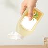 550G Transparenter Tropffreier Honigspender Honig-Quetschflasche Essig Öl Sirup Flasche Topf Spender Küchenwerkzeug