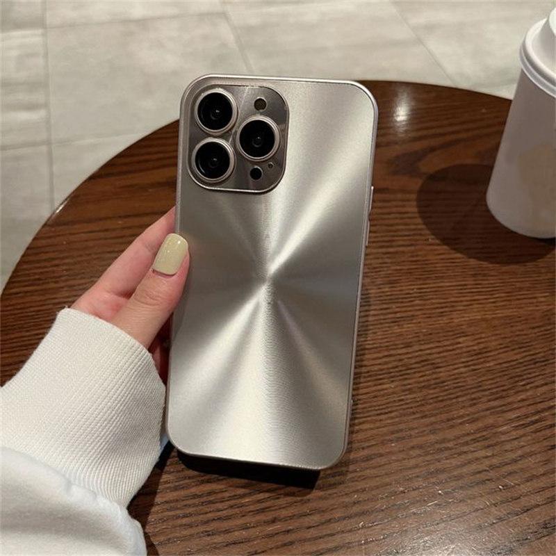 Husă nouă de lux Bling Laser Aurora de culoare solidă pentru iPhone 13 14Pro 12 11 14 Max Plus Coque, subțire, mată, rezistentă la șocuri