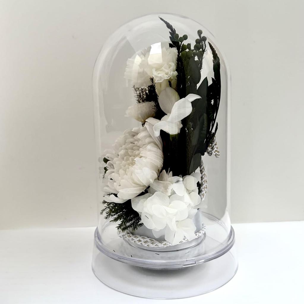 First New Offering Memorial Buddhist Memorial Preserved Flowers that never in a dome case Dome Obon, Obon, Obon, Flowers, Flowers, Obituary,