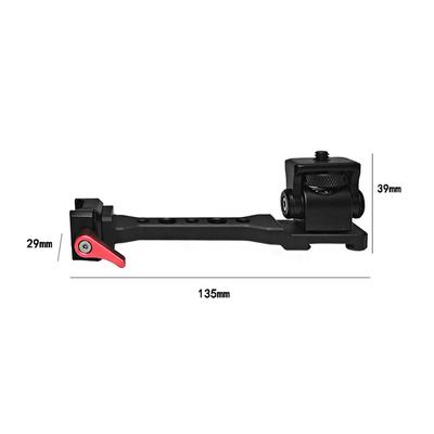 Monitorhalter Verlängerungsgriff Metall Mit Cold Shoe für DJI RS4/RS4 PRO/Ronin S3 RS3 PRO/Ronin S3 Mini/RS2/RSC2 Gimbal Stabilisator