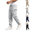 Herren lässige lockere Jogginghose mit Kordelzug Taille, mehreren Taschen und Bündchen an den Knöcheln für den täglichen Gebrauch