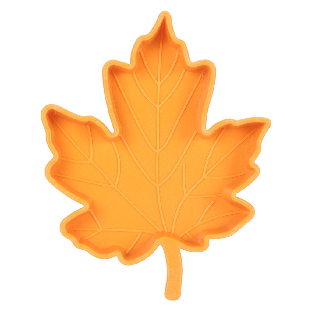 Maple Leaf Shape Reptile Water Feeder Plastic Pet Feeding Bowl Drinking Tray for Geckos Lizards Spiders Turtles