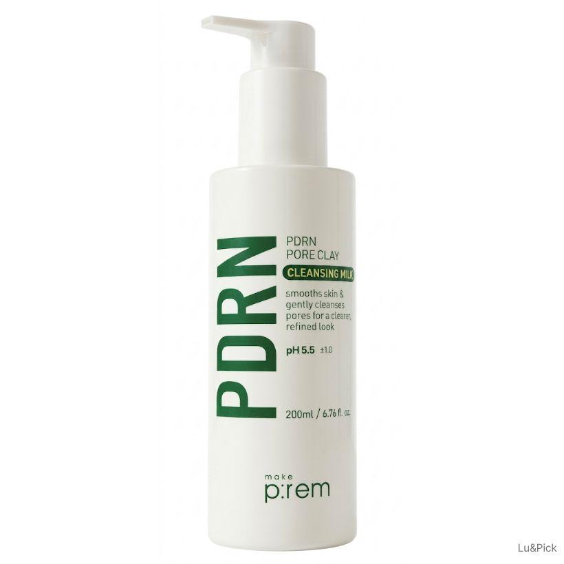 make p:rem PDRN Pore Clay Cleansing Milk 200ml (+Free gift) 200ml