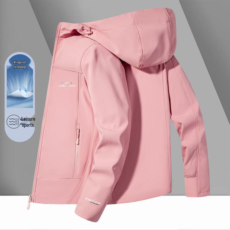 Pierre Cardin Outdoor Windproof Softshell Hooded Jacket