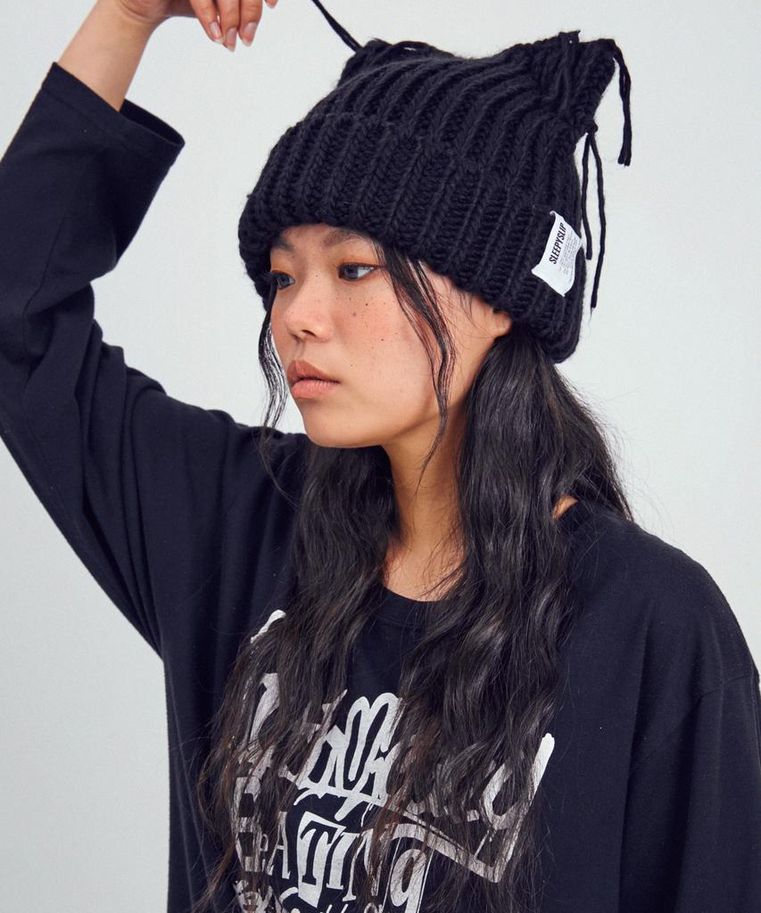 Seullipiseullib Bread Black Beanie
