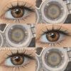 EYESHARE  1Pair Color Contact Lenses for Eyes Blue Eye Contacts Brown Natural Contact Lenses Gray Pupils Lens Yearly